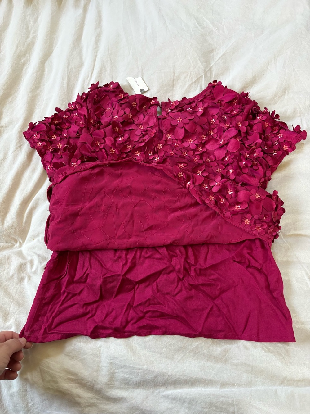 NWT* Anthropologie/Varun Bahl Rosemarie Textured Blouse size 4 - Picture 6 of 12
